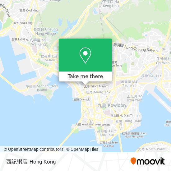 西記粥店 map