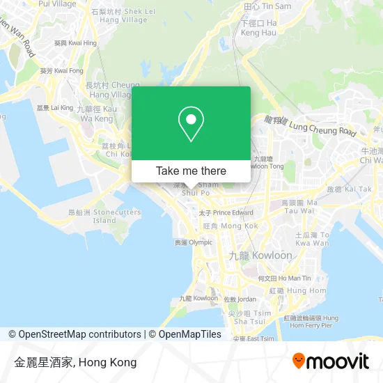 金麗星酒家地圖