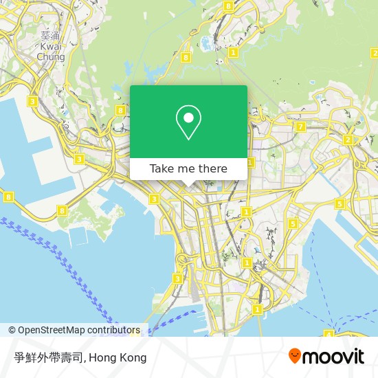 爭鮮外帶壽司 map