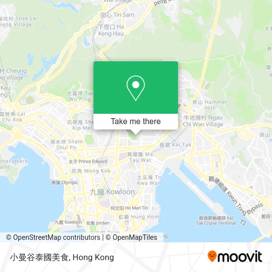 小曼谷泰國美食 map
