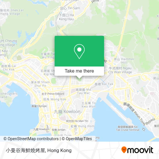 小曼谷海鮮燒烤屋地圖