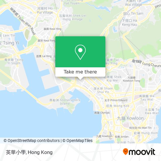 英華小學 map