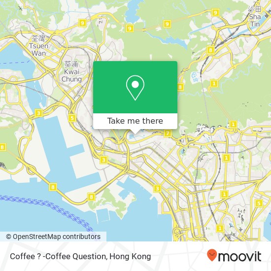 Coffee ? -Coffee Question, 福華街 588號 長沙灣 map