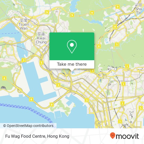 Fu Wag Food Centre, 汝州西街 荔枝角地圖
