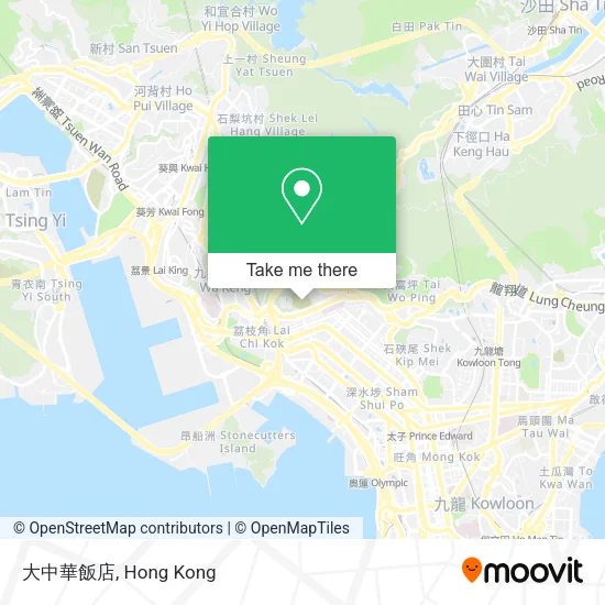 大中華飯店 map