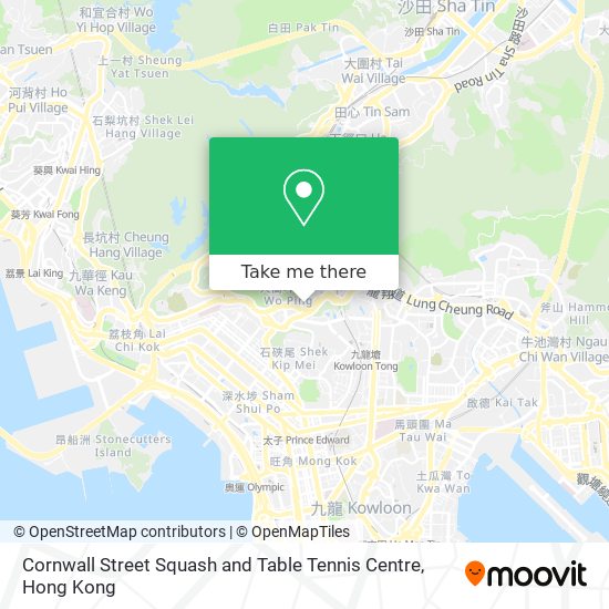 Cornwall Street Squash and Table Tennis Centre地圖