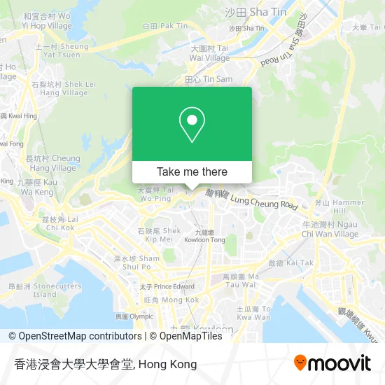 香港浸會大學大學會堂 map