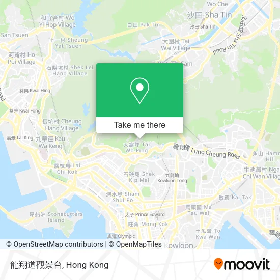 龍翔道觀景台 map