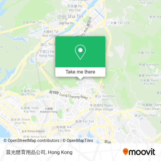 晨光體育用品公司地圖