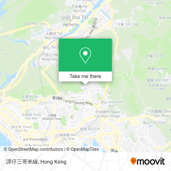 譚仔三哥米線地圖