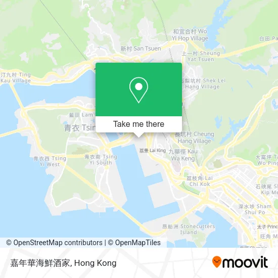 嘉年華海鮮酒家地圖