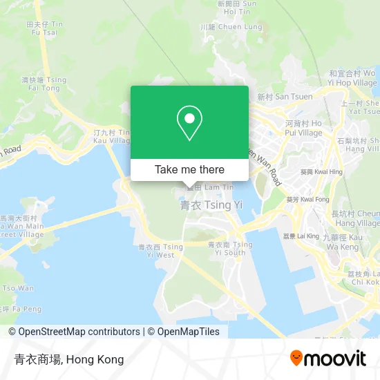 青衣商場 map