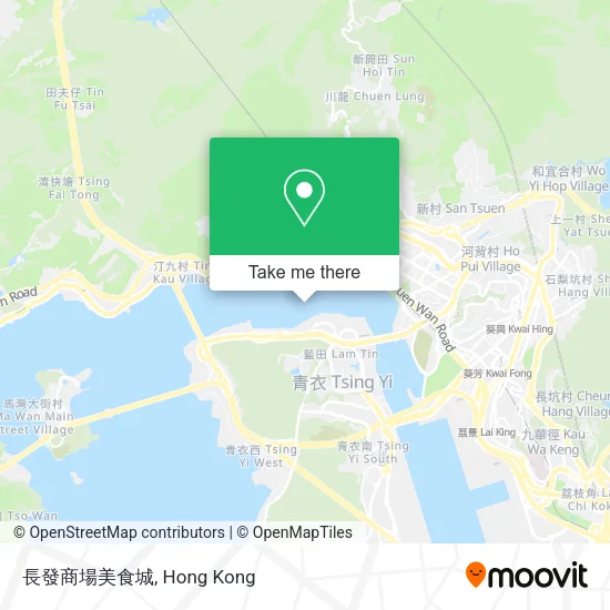 長發商場美食城地圖