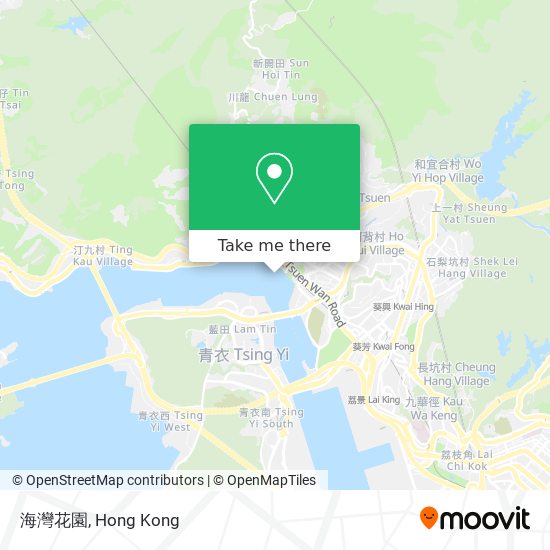 海灣花園 map