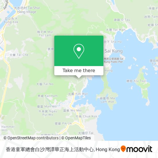 香港童軍總會白沙灣譚華正海上活動中心 map