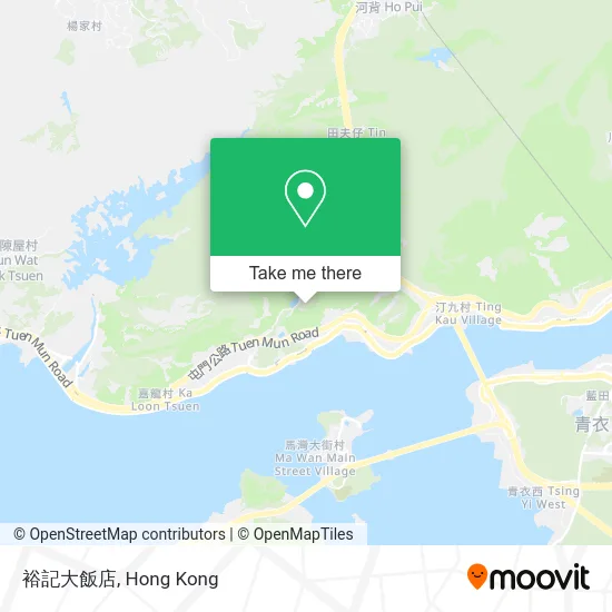裕記大飯店 map
