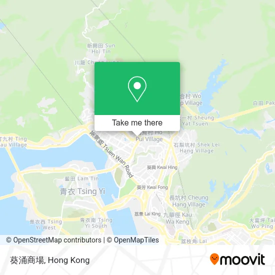 葵涌商場 map