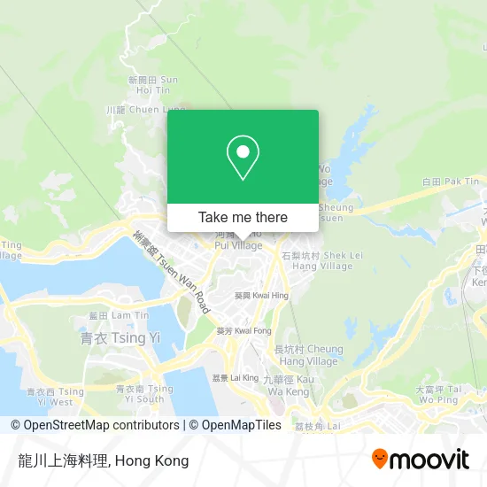 龍川上海料理 map