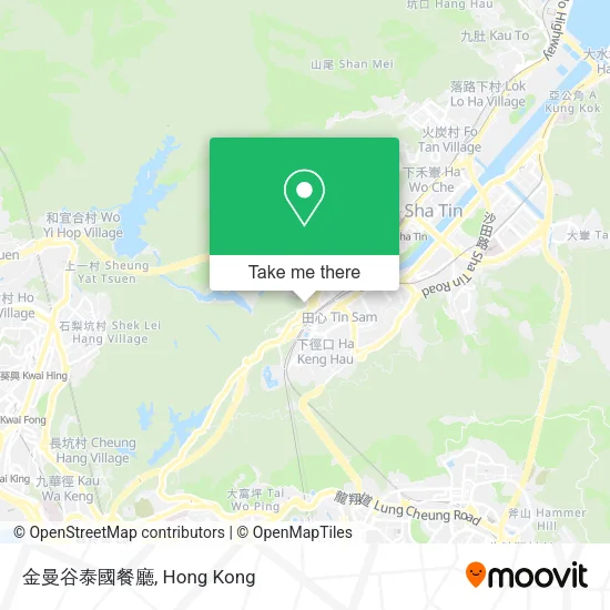 金曼谷泰國餐廳 map