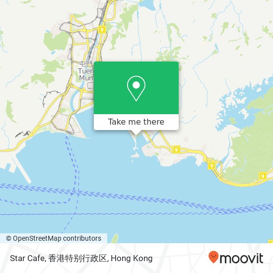 Star Cafe, 香港特别行政区地圖
