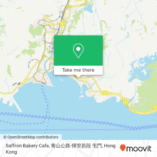Saffron Bakery Cafe, 青山公路-掃管笏段 屯門 map
