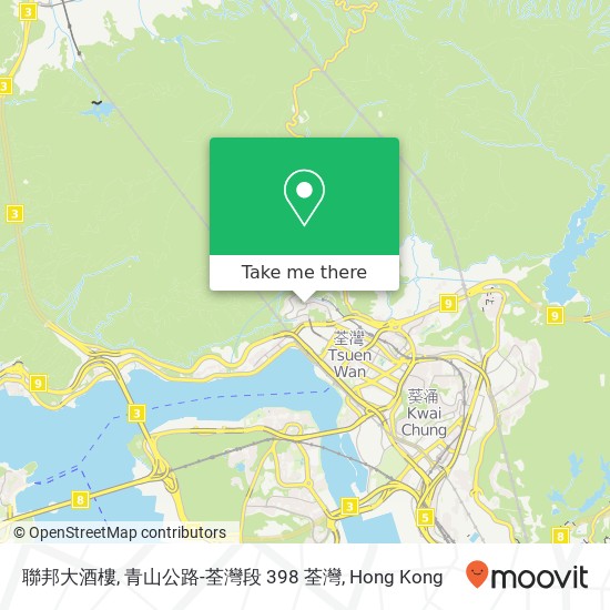 聯邦大酒樓, 青山公路-荃灣段 398 荃灣 map