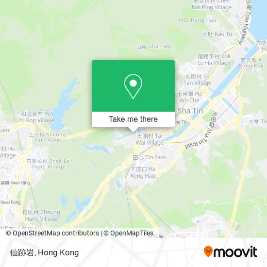 仙跡岩 map