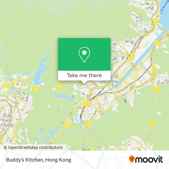 Buddy's Kitchen map