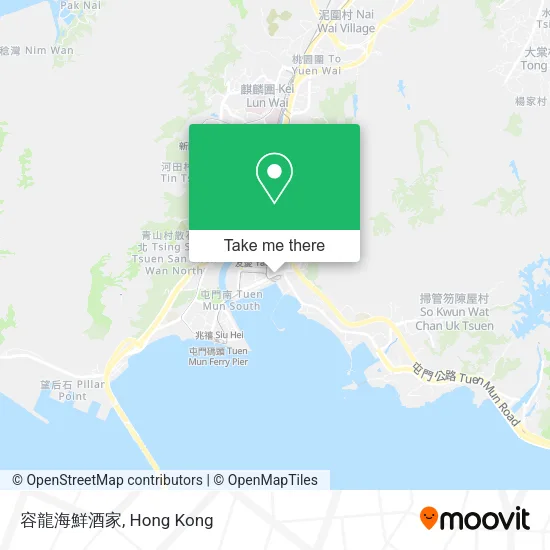容龍海鮮酒家地圖