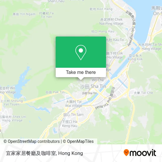 宜家家居餐廳及咖啡室地圖