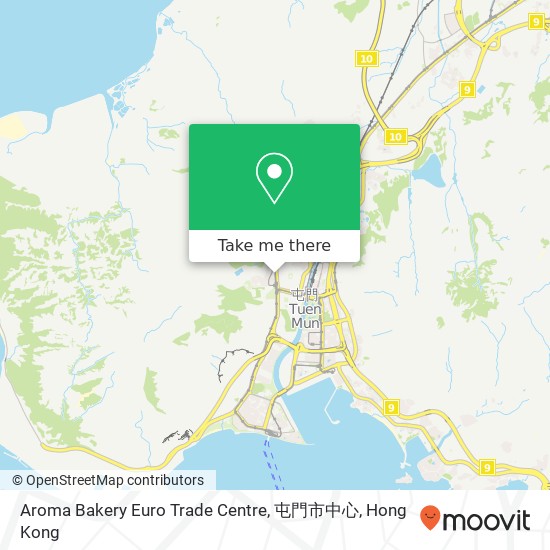 Aroma Bakery Euro Trade Centre, 屯門市中心 map