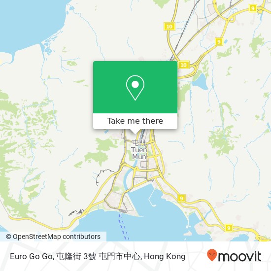 Euro Go Go, 屯隆街 3號 屯門市中心 map