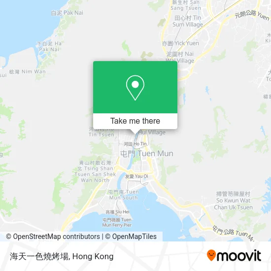海天一色燒烤場 map