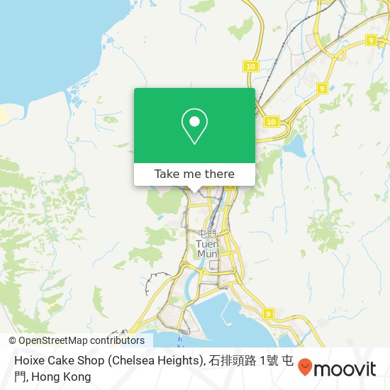 Hoixe Cake Shop (Chelsea Heights), 石排頭路 1號 屯門 map