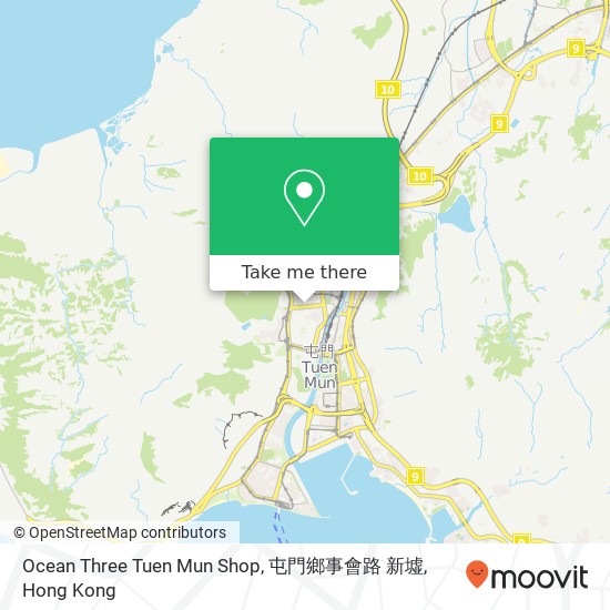 Ocean Three Tuen Mun Shop, 屯門鄉事會路 新墟 map