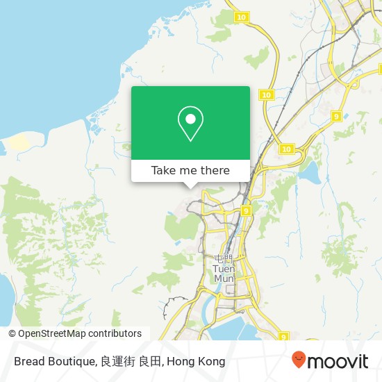 Bread Boutique, 良運街 良田 map