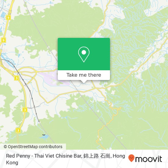 Red Penny - Thai Viet Chisine Bar, 錦上路 石崗 map