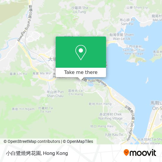 小白鷺燒烤花園 map