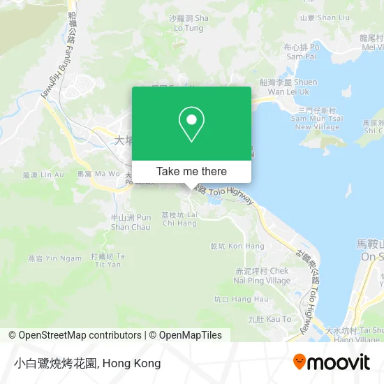 小白鷺燒烤花園 map