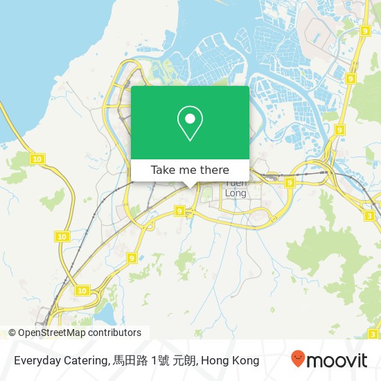 Everyday Catering, 馬田路 1號 元朗 map