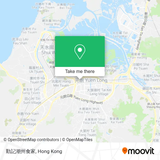 勤記潮州食家地圖