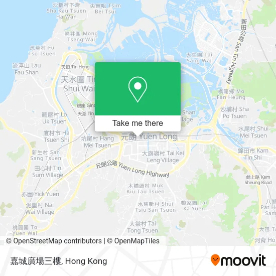 嘉城廣場三樓地圖
