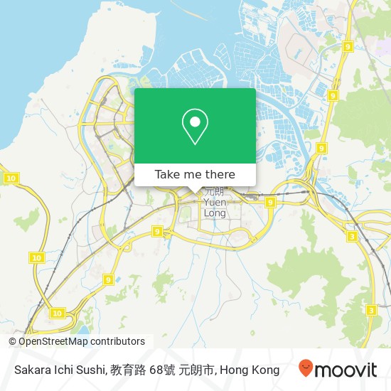 Sakara Ichi Sushi, 教育路 68號 元朗市 map