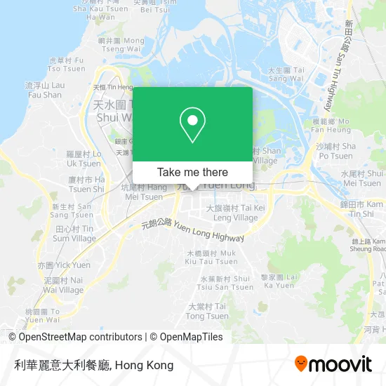 利華麗意大利餐廳 map