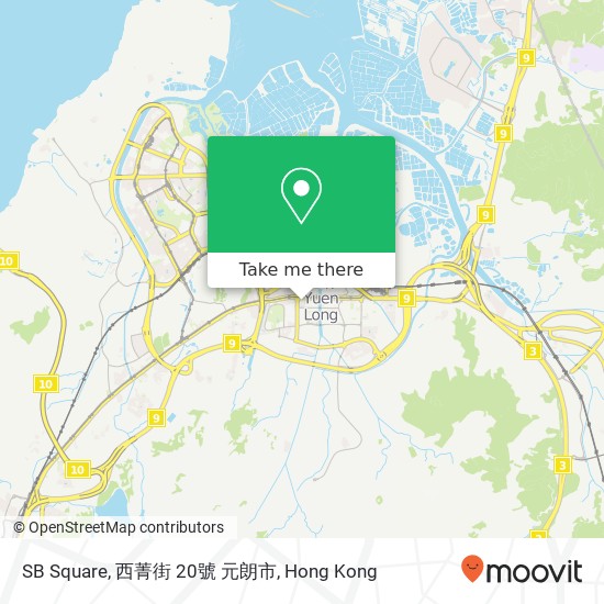 SB Square, 西菁街 20號 元朗市 map