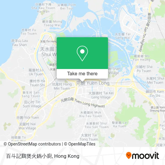 百斗記鷄煲火鍋小廚地圖
