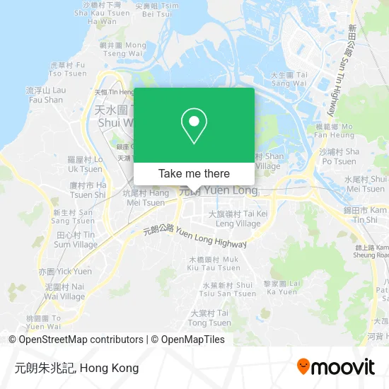 元朗朱兆記 map