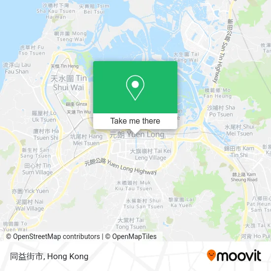 同益街市地圖