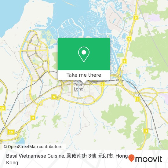 Basil Vietnamese Cuisine, 鳳攸南街 3號 元朗市 map