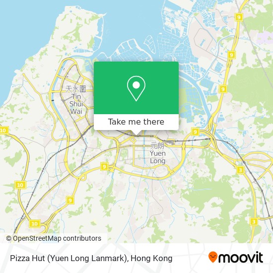 Pizza Hut (Yuen Long Lanmark) map